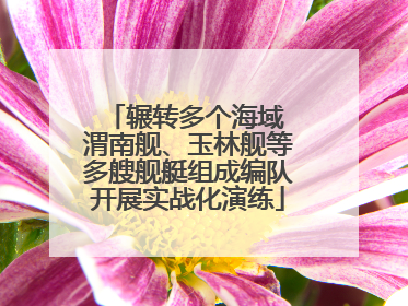 辗转多个海域 渭南舰、玉林舰等多艘舰艇组成编队开展实战化演练