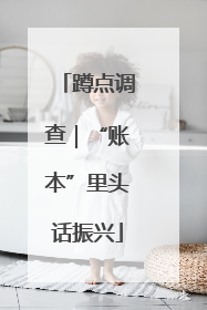 蹲点调查｜“账本”里头话振兴