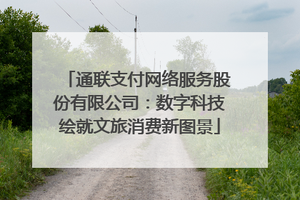 通联支付网络服务股份有限公司：数字科技绘就文旅消费新图景