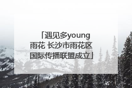 遇见多young雨花 长沙市雨花区国际传播联盟成立