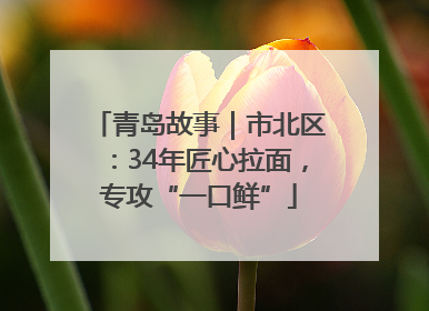 青岛故事｜市北区：34年匠心拉面，专攻“一口鲜”