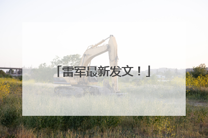 雷军最新发文！