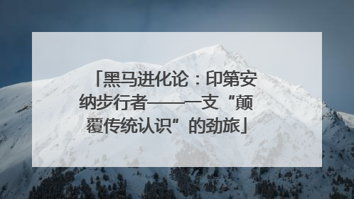 黑马进化论：印第安纳步行者——一支“颠覆传统认识”的劲旅