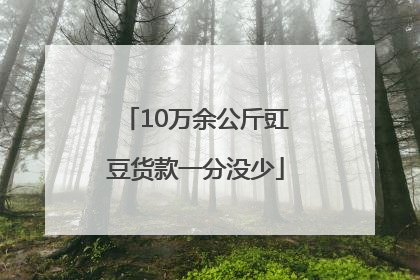10万余公斤豇豆货款一分没少
