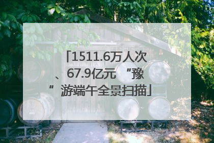 1511.6万人次、67.9亿元 “豫”游端午全景扫描