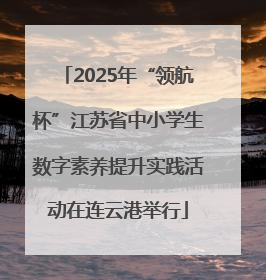 2025年“领航杯”江苏省中小学生数字素养提升实践活动在连云港举行