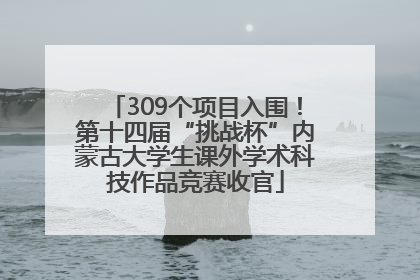 309个项目入围！第十四届“挑战杯”内蒙古大学生课外学术科技作品竞赛收官